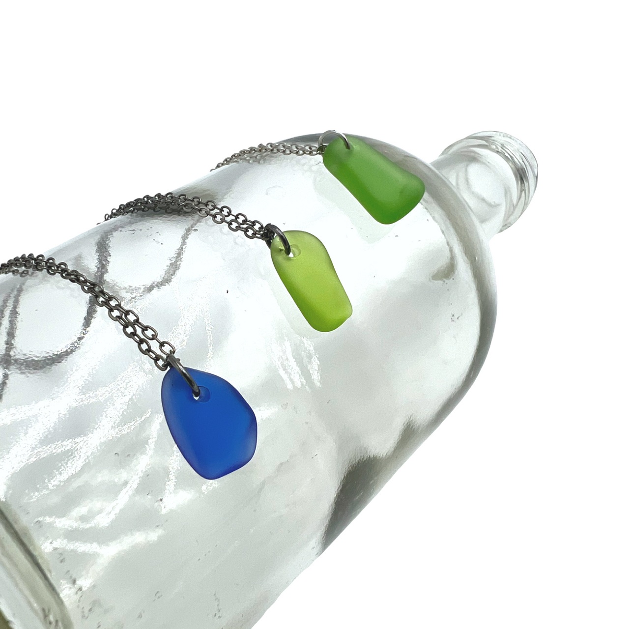 SINGLE SEA GLASS NECKLACE